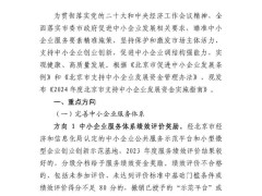 2024年北京市支持中小企業(yè)發(fā)展資金實(shí)施指南